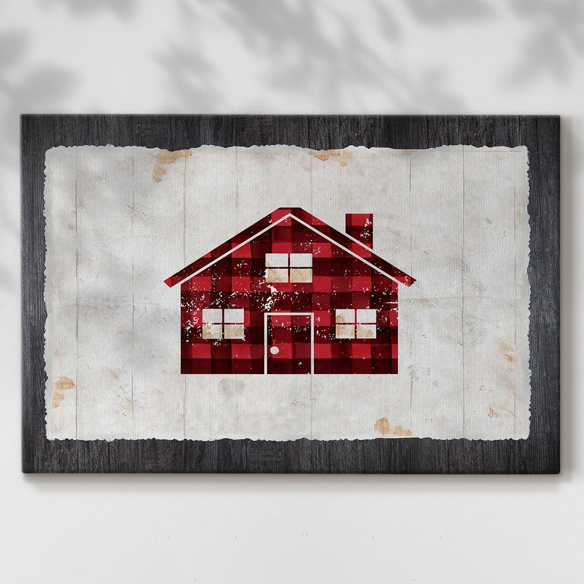 Checkered House- Gallery Wrapped Canvas