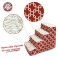 thumbnail image 4 of Majestic Pet Portable Links Pet Stairs Soft Sherpa Foam Step Steps for Dogs & Cats Perfect for Bed & Sofa, 4 of 5
