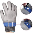 thumbnail image 2 of Guantes resistentes a cortes Guantes de carnicero de acero inoxidable 316L Guantes de trabajo de protección de nivel 5 GL09 L (un guante) JAMW Sencillez, 2 of 5