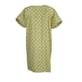 thumbnail image 2 of Sindrella Women's Cotton Blend Snap Front Duster Robe With Pocket - Yellow Summer Daisies - Small, 2 of 4