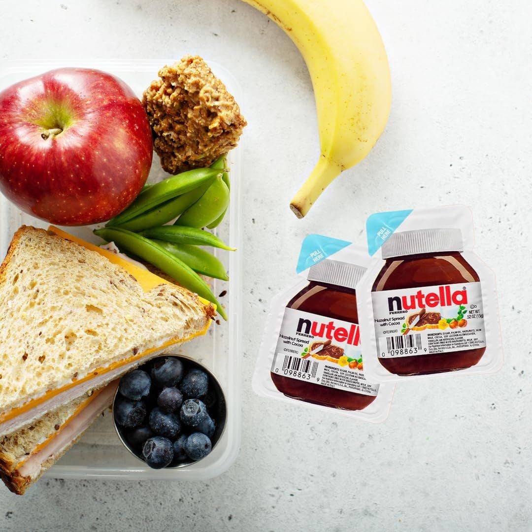 Nutella Hazelnut Spread Single Serve Portion Control Packets  (Pack of 40)