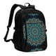 thumbnail image 1 of Balery Mandala Mochila con carga USB para hombre y mujer - Mochila impermeable y antirrobo para laptop con puerto USB para viajes, trabajo, 1 of 7