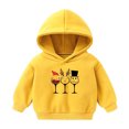 thumbnail image 1 of lcziwo 2024 Chandails à Capuchon Graphiques Verres de Vin Rouge pour Enfants Filles Automne Hiver Noël Graphique Preppy Chandails à Capuchon Manches Longues Chandail à Enfiler pour Enfants 2-7 Ans Aubaines du Jour d'Aujourd'hui Jaune,6 Ans, 1 of 7