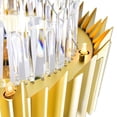 thumbnail image 3 of CWI Lighting Cityscape 20 Light Contemporary Metal Chandelier in Satin Gold, 3 of 5