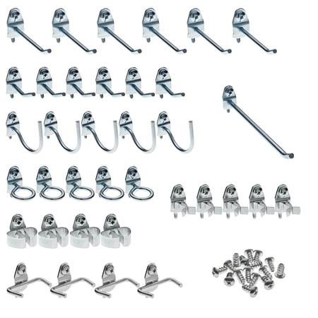 Triton Products® 36-Piece Steel Pegboard Hook Assortment Kit