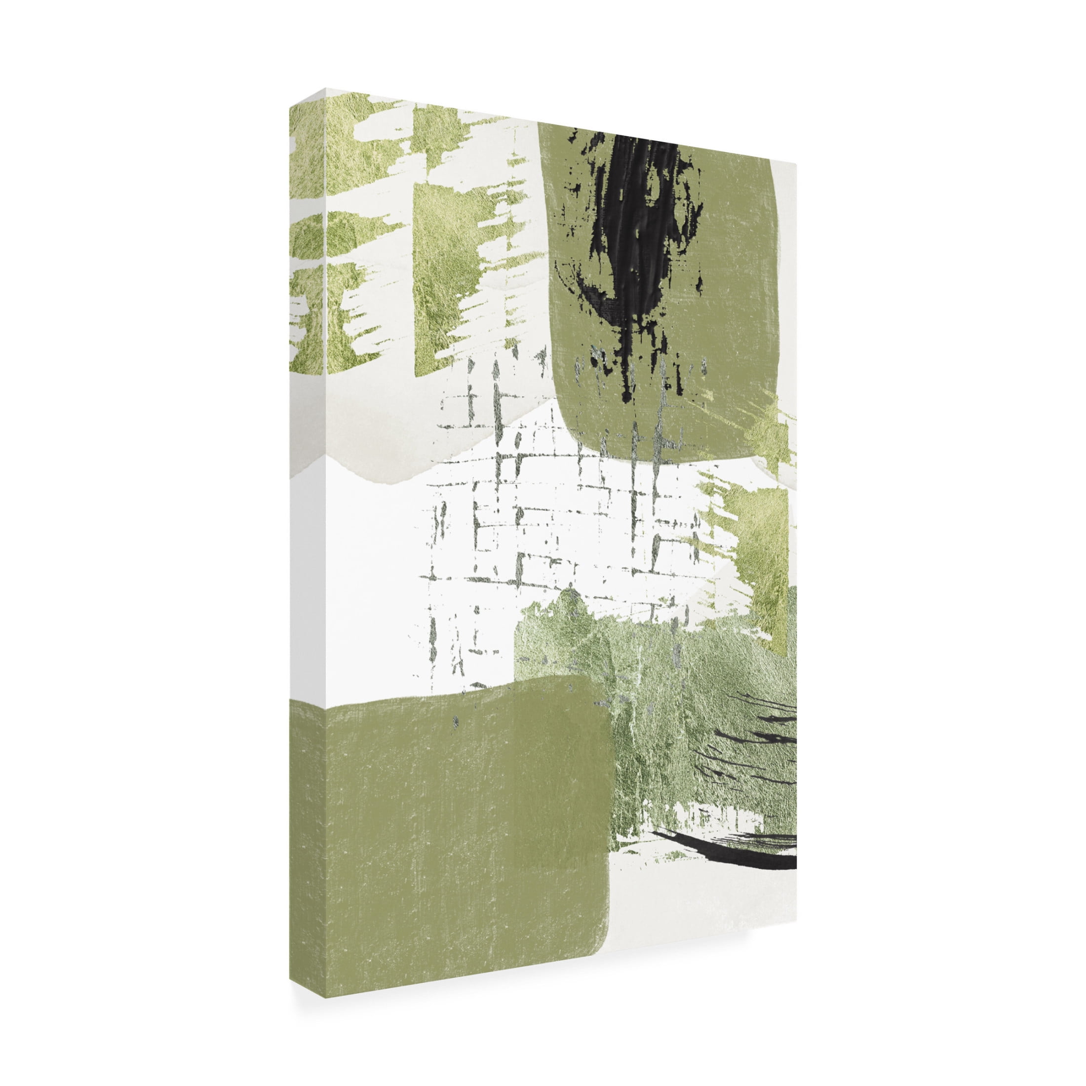 Trademark Fine Art Sally Ann Moss Green Dream 1 Canvas Wall Art