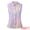 Light Purple, variant on DARING DIVA Women's Sleeveless Floral Button Down Casual Shirts S Light Blue