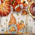 thumbnail image 2 of Fall Placemats Set of 4, Pumpkin Gnome Placemat for Dining Table Decorations, Washable Cotton Linen Place Mats, Maple Leaves Table Mats for Kitchen Dinner Harvest Thanksgiving Holiday Party Decor, 2 of 6