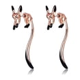 thumbnail image 1 of Sonducket Bonitos pendientes de zorro, pendientes largos de aleación, pendientes colgantes de animales, pendientes colgantes de esmalte de zorro, Ropa, zapatos y accesorios Miscelánea Numero 3 Sonducket AP006900-03, 1 of 6