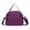 Purple, variant on CAIXIA Messenger Bag Womens Fashion Casual Mini Nylon Messenger Crossbody Shoulder Bag, Lightweight Daily Commute Small Purse