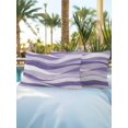 thumbnail image 4 of Outdoor Pillows Waterproof, Purple Ombre Throw Pillows with Inserts Included, Modern Moire Abstract Art Aesthetics Indoor Outdoor Decorative Lumbar Pillow for Bed/Couch/Patio 12"x20", 2Pcs, 4 of 8