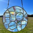 thumbnail image 1 of Atrapasol de Vitral para Ventana | Diseño de Maceta | Decoración para Interiores y Exteriores | Atrapasol Colorido | Regalo de Decoración para Pared o Ventana Fácil de Instalar, 1 of 3