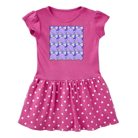 

Inktastic Stegosaurus Dinosaur Pattern Autism Affected Gift Toddler Girl Dress