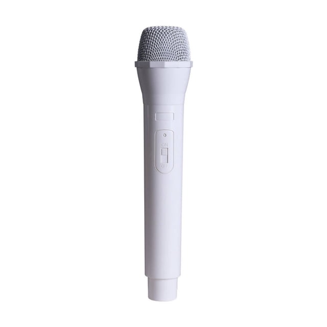 SUTENGDA Microphone for Kids Light and Portable Kids Microphone Plastic Microphone Kids White
