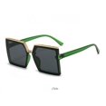 thumbnail image 2 of Retro Square Sunscreen Sun Gafas de sol de estilo coreano Gafas de montura grande Gafas de sol polarizadas Retro Square Polarized Sun Glassesgreen Feliz Sencillez, 2 of 2
