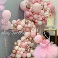 thumbnail image 5 of Globos de látex de color blanco, rosa y negro de 5, 10, 12, 18 y 36 pulgadas para bodas, cumpleaños, fiestas, regalos para niños, suministros con globos, 5 of 5