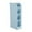 Light Blue, variant on 4 Compartment Storage Box Cosmetic Underwear Desk Bar Organizer Office Caddy