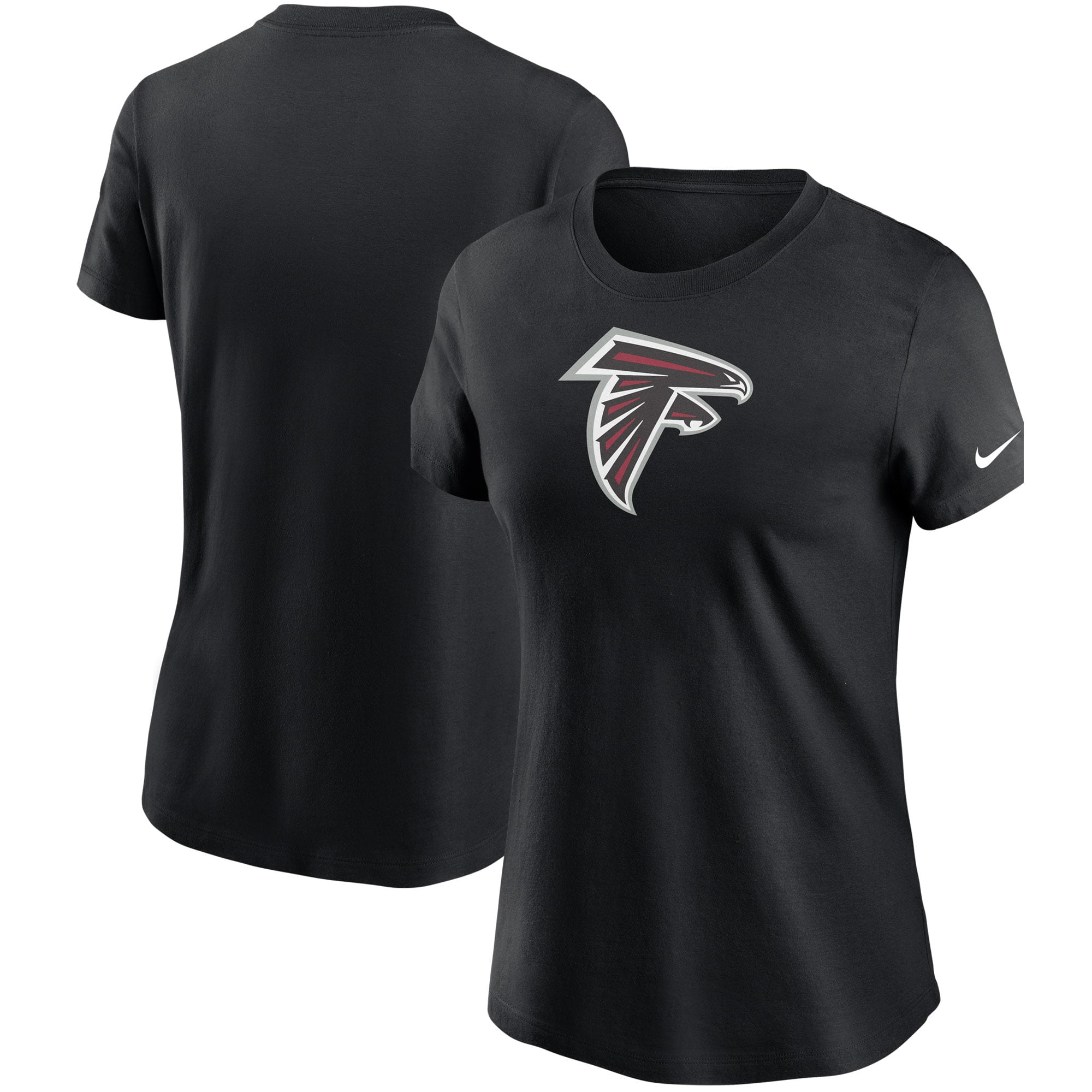 Atlanta Falcons Nike Women's Logo Essential T-Shirt - Black - Walmart ...