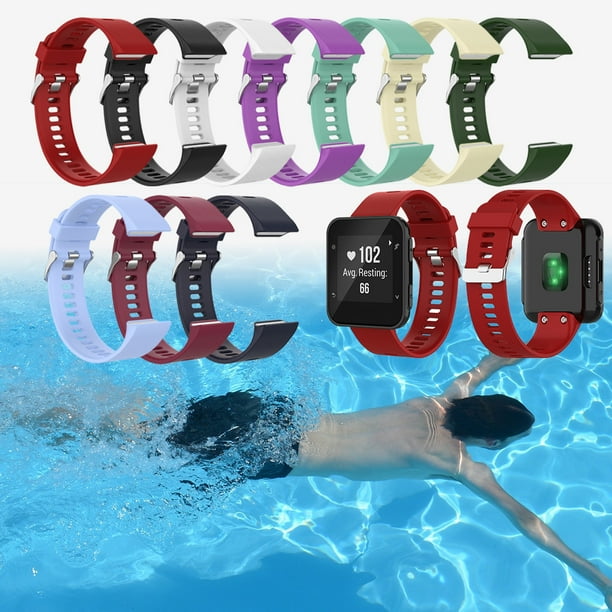 Correa de reloj deportivo de silicona para Garmin Forerunner35 Forerunner30 ForeAthlete 35J Forerunner35J