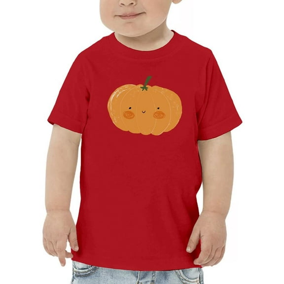 Funny Cute Big Pumpkin T-Shirt Toddler -Image by Shutterstock, 5 Toddler