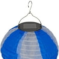 thumbnail image 5 of Alpine Corporation Solar Blue/White Cloth Hot Air Balloon with Flame LED Lights, 5 of 17