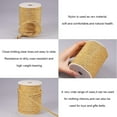 thumbnail image 5 of 5mm/ 18 Yards Twisted Gold Trim Cord Rope Nylon Twisted Cord Trim Thread String Twisted Silk Ropes Satin Shiny Cord for Home Décor Upholstery Curtain Tieback Honor Cord, 5 of 6