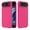 Hot Pink, variant on Liquid Silicone Soft Microfiber Case for iPhone 17 Air with Tempered Glass Screen Protector - Red