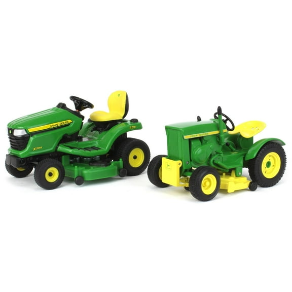 ERTL 1/16 John Deere 110 & X394 60th Anniversary Lawn Tractor Set Prestige Collection 45951