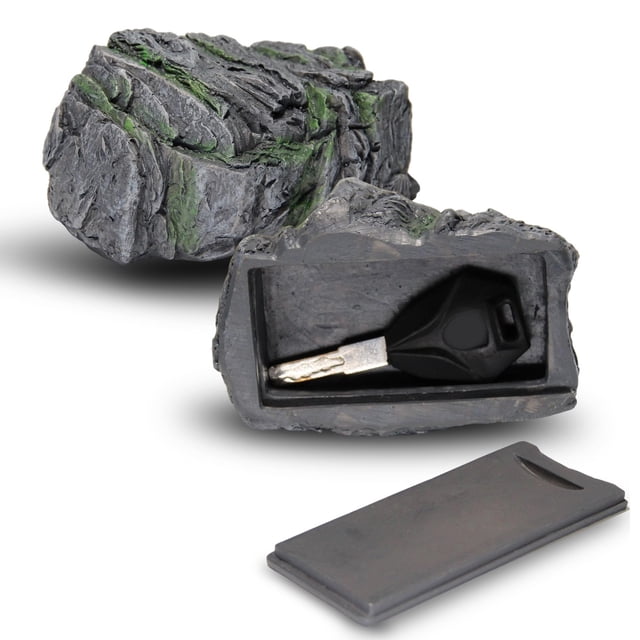 Ocultador De Llaves De Piedra Falsa, Práctica Caja Fuerte Resistente A La Intemperie De Fácil Acceso Para Llaves De Roca Sintética Para Jardín Para Exteriores