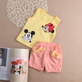 thumbnail image 3 of Fortune Baby Girl Summer Sleeveless Cartoon Print Vest + Shorts, 3 of 9
