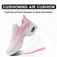 thumbnail image 5 of Womens Jazz Shoes Lace-up Sneakers Breathable Mesh Modern Dance Shoes Breathable Air Cushion Split-Sole Outdoor Dancing Shoes Platform Sneakers for Jazz Zumba Ballet Folk Pink 40, 5 of 7