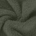 thumbnail image 5 of Women's Notched Lapel Teddy Fleece Long Coat Ghalytn Single Breasted Button Front Patch Pockets Loose Fit Winter Outerwear, 5 of 8