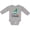 AC-Heather Grey, variant on Inktastic Bookworm in Training Reading Boys or Girls Long Sleeve Baby Bodysuit