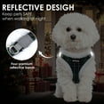 thumbnail image 6 of Puppy Dog Winter Harness with Leash Set for Small Medium Dogs, Soft Mesh Step in Pet Harnesses and Leash, No Chock Plaid Adjustible No Pull Vest Green S, 6 of 8