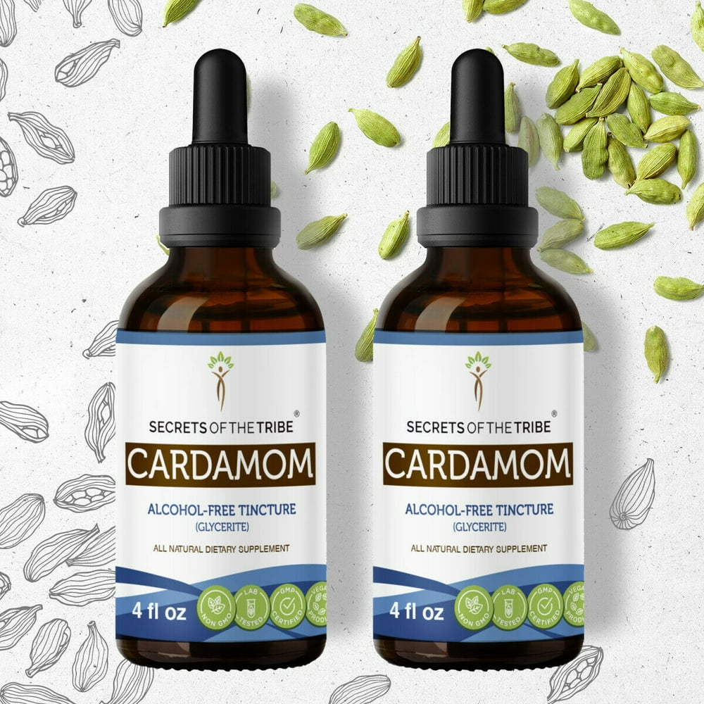 Cardamom Tincture AlcoholFREE Extract, Organic Cardamom (Elettaria