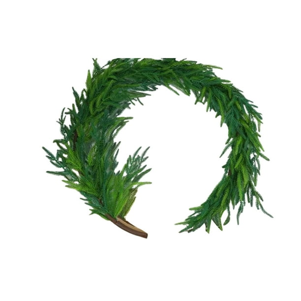 Guirnalda navideña Guirnalda artificial 150 cm Follaje artificial para la repisa de la chimenea, la escalera y la chimenea en Navidad