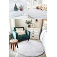 thumbnail image 2 of Fluffy Round Rug Carpets For R Faux Fur Rugs Kids P Rugs For Bed Shaggy Area Rug Mats, 2 of 3