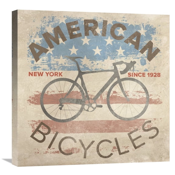 Global Gallery Skip Teller,'American Bikes' Stretched Canvas Artwork