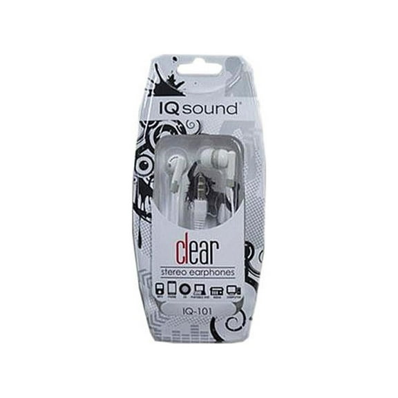 SuperSonic White IQ-101WHITE Earbud Digital Stereo Earphone