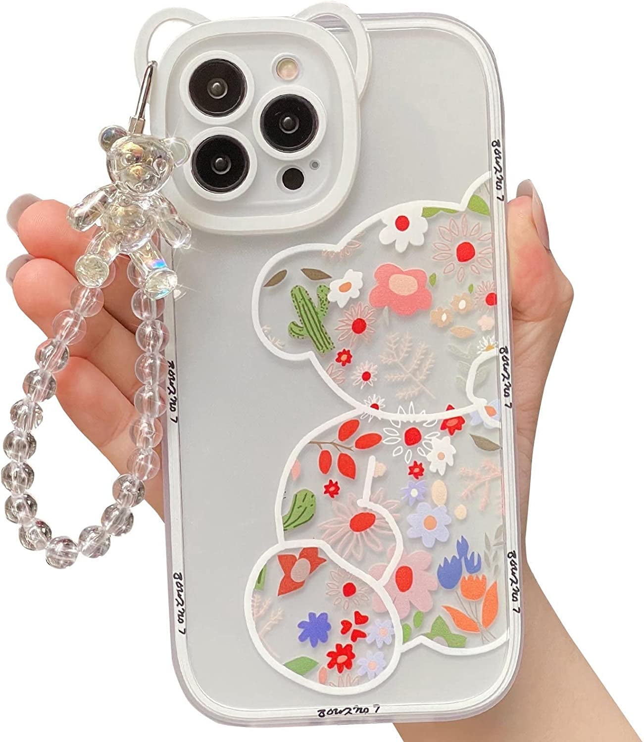 Compatible for iPhone 13 Pro Max Cute Clear Case, Cute