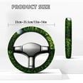 thumbnail image 5 of Jeiento Green Leaves Golf Cart Steering Wheel Covers Non-Slip 14 Inch Steering Wheel Cover Golf Cart Accessories Great Gifts for Golfer, 5 of 7