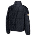 thumbnail image 3 of Women's WEAR by Erin Andrews Black Pittsburgh Steelers Puffer Full-Zip Cropped Jacket, 3 of 3