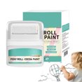 thumbnail image 5 of Wall Rolling Paint, 50g Small Roll Paint for Wall Restoration, Portable Integrated Paint Roller, Fast Drying White Paint, Water Based Wall Paint for Graffiti, 5 of 9