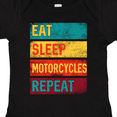 thumbnail image 4 of Inktastic Eat Sleep Motorcycles Repeat Boys or Girls Baby Bodysuit, 4 of 5