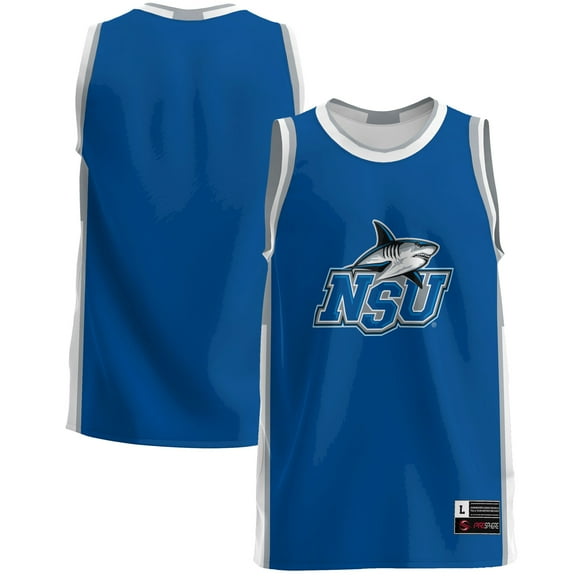 Men's GameDay Greats  Blue Nova Southeastern Sharks  Lightweight Basketball Jersey
