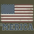 thumbnail image 3 of CafePress - Merica Flag Vintage Dark T Shirt - Men's Classic Graphic Cotton T-Shirt, 3 of 4