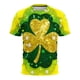 thumbnail image 1 of Xuyuer Women's Saint Patrick's Day Printed Round Neck Solid Color Short Sleeve Casual Loose Top, 1 of 8