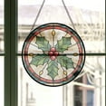 thumbnail image 3 of Holly & Berries Stained Glass Suncatcher Window Hanging – Unique Window Hanging Gift for Boy, Girl, Family & Friends, Customizable Christmas Tree Decoration Christmas 2025 TCT1BC, 3 of 5