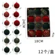 thumbnail image 3 of 12 piezas de adornos navideños de terciopelo para árbol de Navidad, bolas navideñas flocadas, adornos navideños para colgar en el árbol de Navidad, 3 of 5