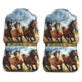 thumbnail image 5 of KAKALAD Wild Free Running Brown Horses 03 Car Accessories Seat Covers Set Vehicle Seat Covers Universal Front Seats Protector 2 Pcs, 5 of 9